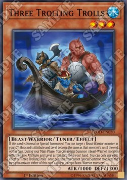 Three Trolling Trolls - Flames of Destruction (Common) [FLOD-030]