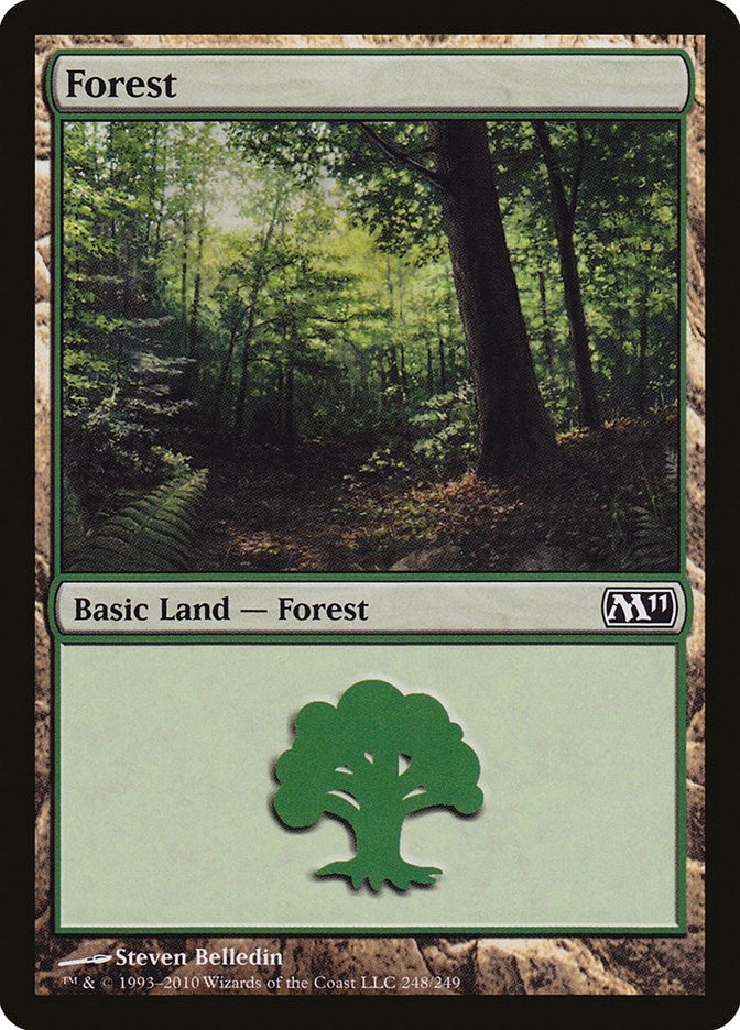 Image for Forest (248) (Magic 2011 (M11)) (248) - Magic: The Gathering