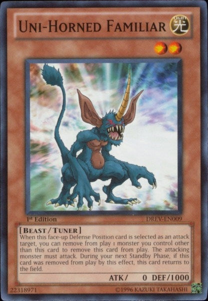 Image for Uni-Horned Familiar (Duelist Revolution) (DREV-EN009) - YuGiOh