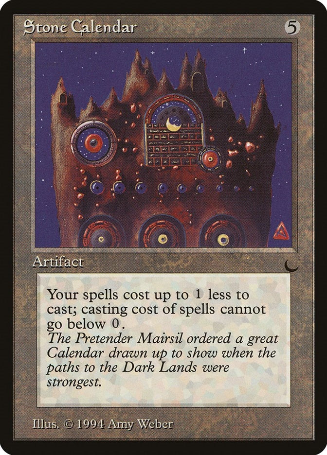 Image for Stone Calendar (The Dark) - Magic: The Gathering