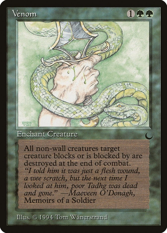 Image for Venom (The Dark) - Magic: The Gathering