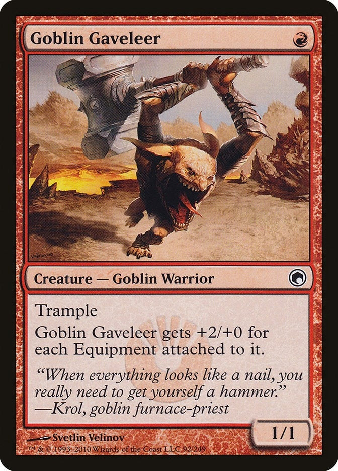Image for Goblin Gaveleer (Scars of Mirrodin) (92) - Magic: The Gathering