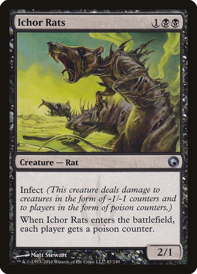 Image for Ichor Rats (Scars of Mirrodin) (67) - Magic: The Gathering