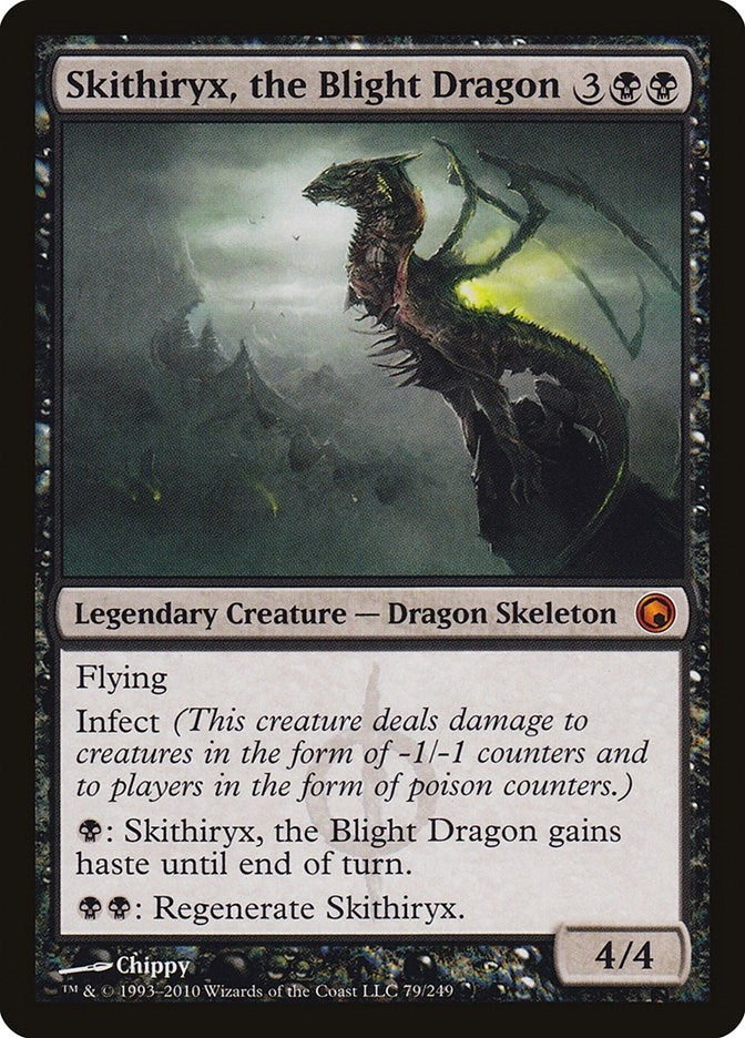 Image for Skithiryx, the Blight Dragon (Scars of Mirrodin) (79) - Magic: The Gathering