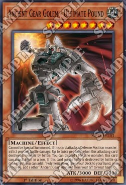 Ancient Gear Golem - Ultimate Pound - 2018 Mega-Tin Mega Pack (Common) [MP18-103]