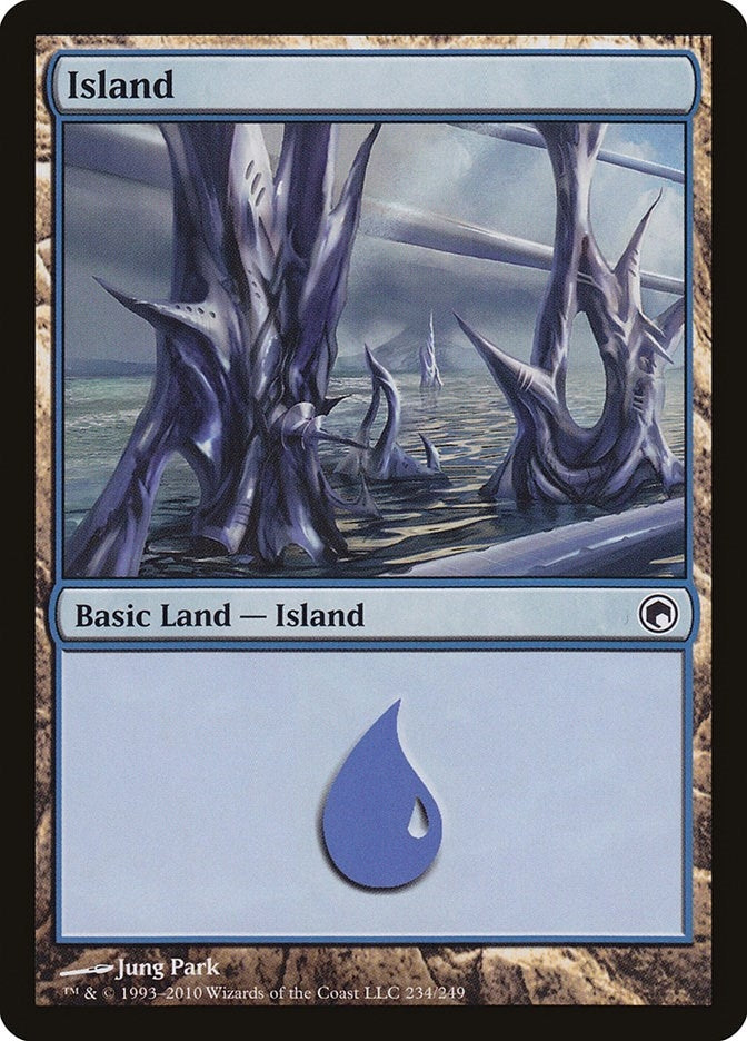 Image for Island (234) (Scars of Mirrodin) (234) - Magic: The Gathering