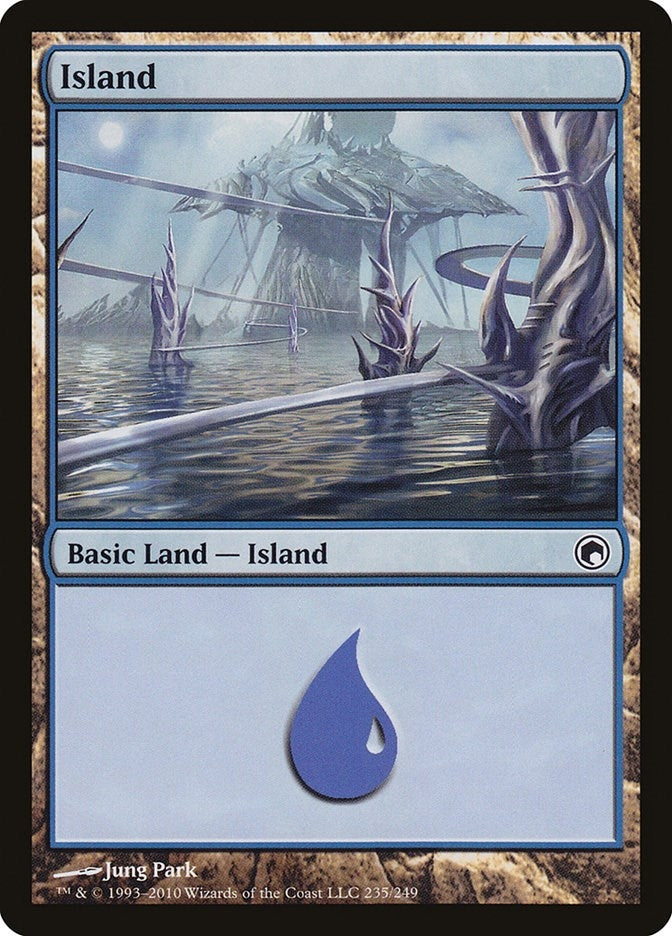 Image for Island (235) (Scars of Mirrodin) (235) - Magic: The Gathering
