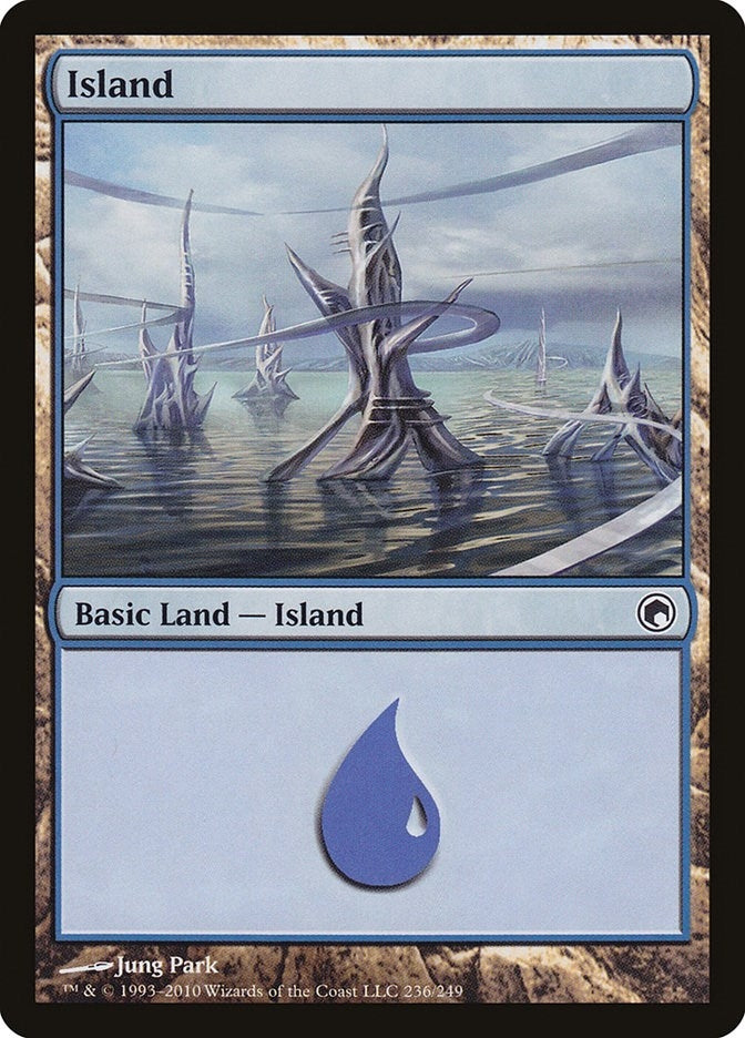 Image for Island (236) (Scars of Mirrodin) (236) - Magic: The Gathering