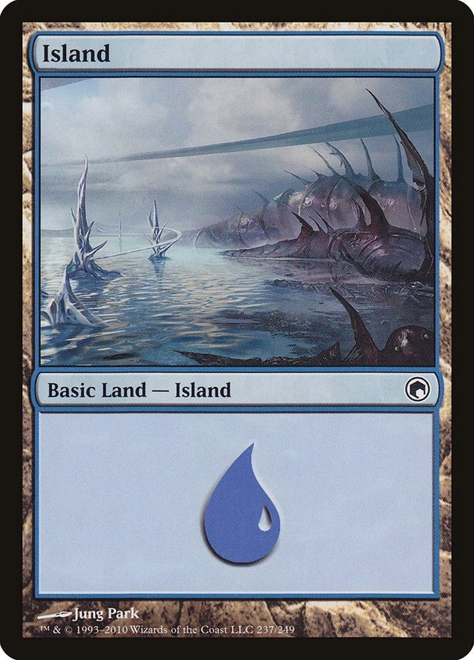 Image for Island (237) (Scars of Mirrodin) (237) - Magic: The Gathering