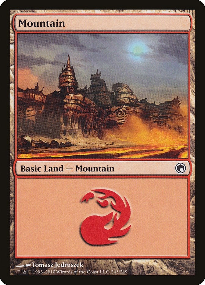 Image for Mountain (243) (Scars of Mirrodin) (243) - Magic: The Gathering