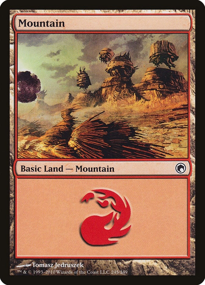 Image for Mountain (245) (Scars of Mirrodin) (245) - Magic: The Gathering