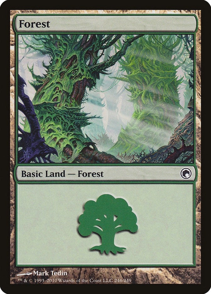 Image for Forest (246) (Scars of Mirrodin) (246) - Magic: The Gathering
