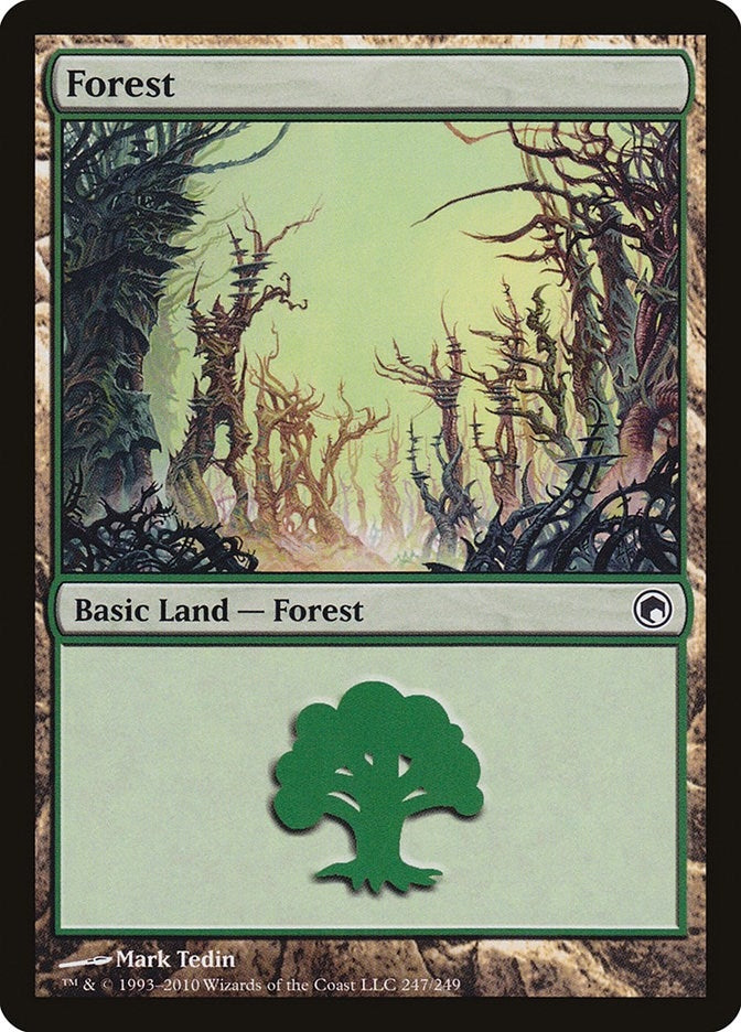 Image for Forest (247) (Scars of Mirrodin) (247) - Magic: The Gathering