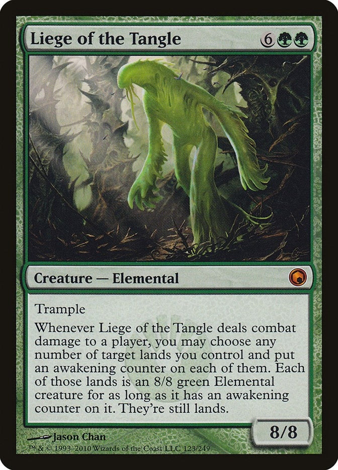 Image for Liege of the Tangle (Scars of Mirrodin) (123) - Magic: The Gathering