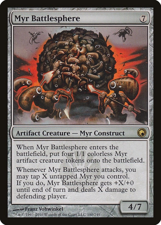 Image for Myr Battlesphere (Scars of Mirrodin) (180) - Magic: The Gathering