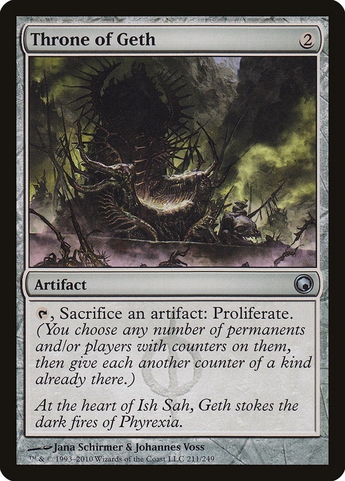 Image for Throne of Geth (Scars of Mirrodin) (211) - Magic: The Gathering