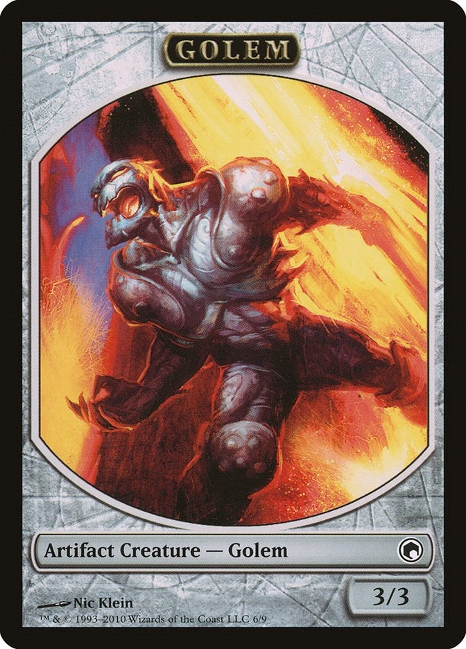 Image for Golem Token (Scars of Mirrodin) (6) - Magic: The Gathering