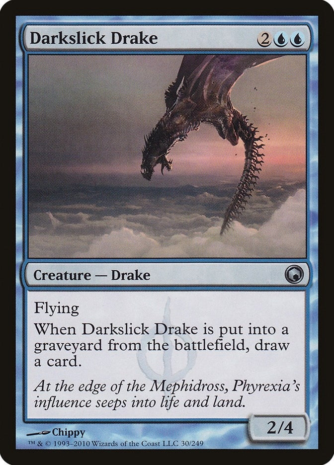 Image for Darkslick Drake (Scars of Mirrodin) (30) - Magic: The Gathering