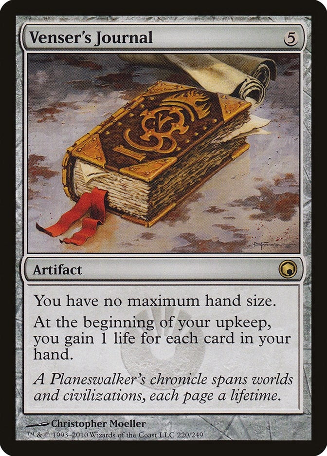 Image for Venser's Journal (Scars of Mirrodin) (220) - Magic: The Gathering