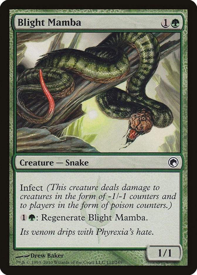 Image for Blight Mamba (Scars of Mirrodin) (112) - Magic: The Gathering