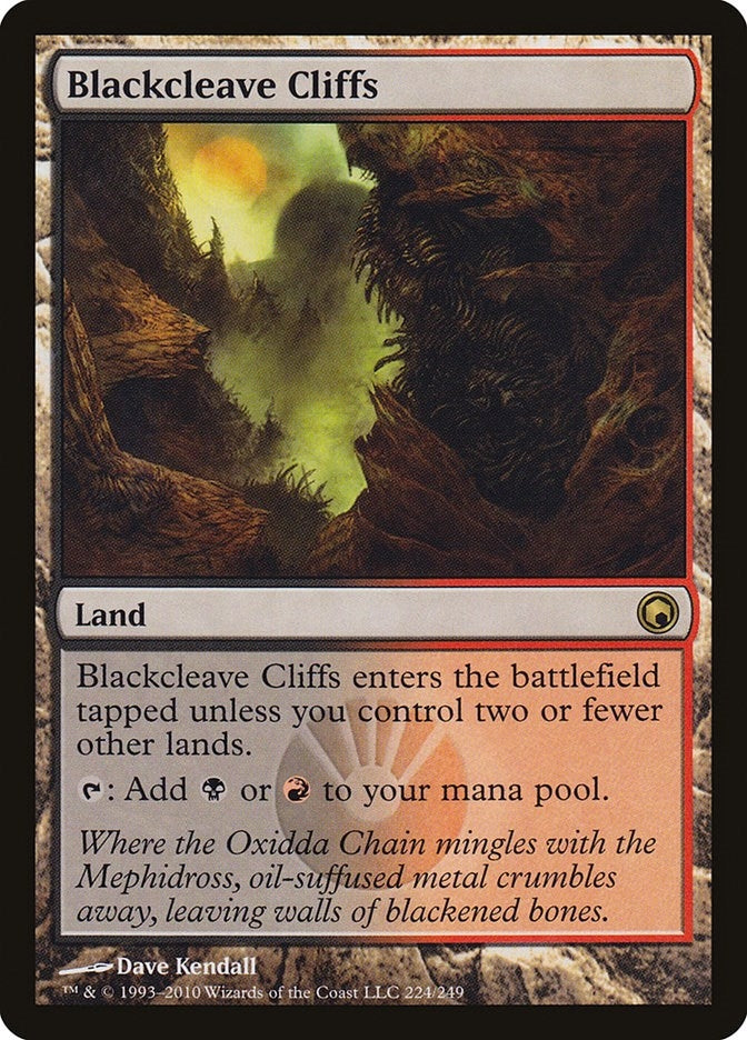 Image for Blackcleave Cliffs (Scars of Mirrodin) (224) - Magic: The Gathering