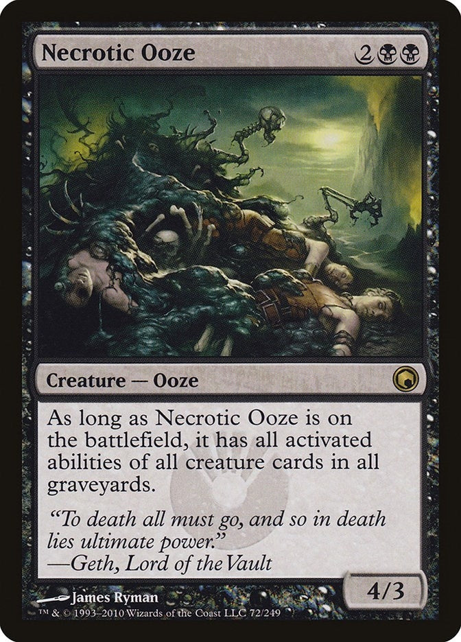 Image for Necrotic Ooze (Scars of Mirrodin) (72) - Magic: The Gathering