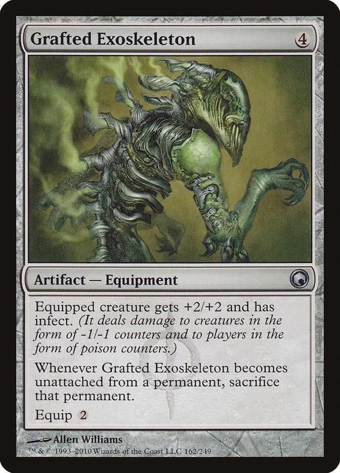 Image for Grafted Exoskeleton (Scars of Mirrodin) (162) - Magic: The Gathering