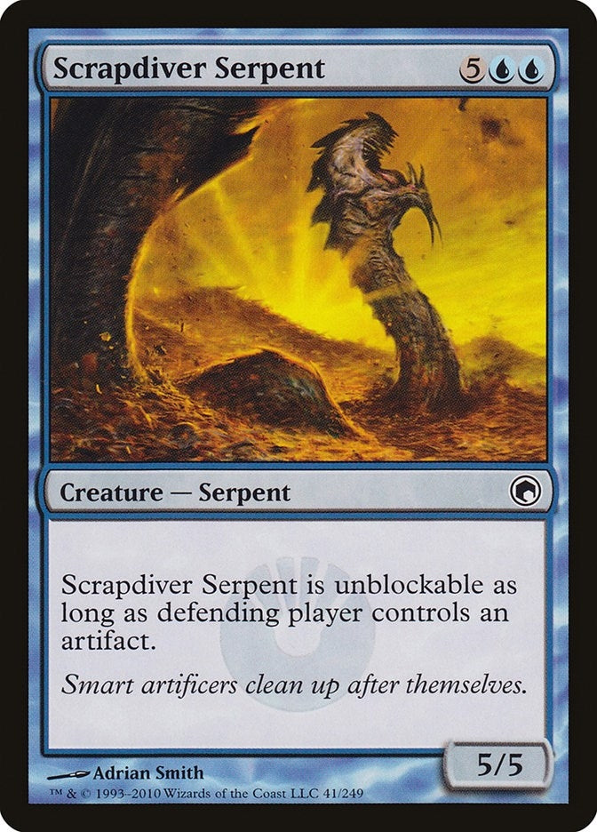 Image for Scrapdiver Serpent (Scars of Mirrodin) (41) - Magic: The Gathering