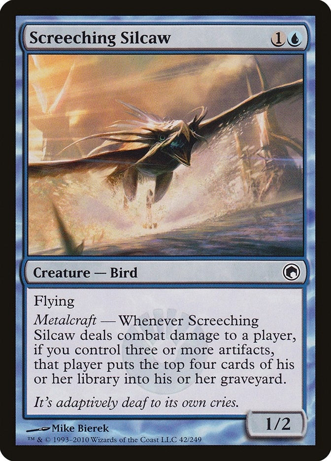 Image for Screeching Silcaw (Scars of Mirrodin) (42) - Magic: The Gathering
