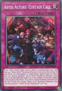 Abyss Actors' Curtain Call - Legendary Duelists: White Dragon Abyss (Common) [LED3-049]