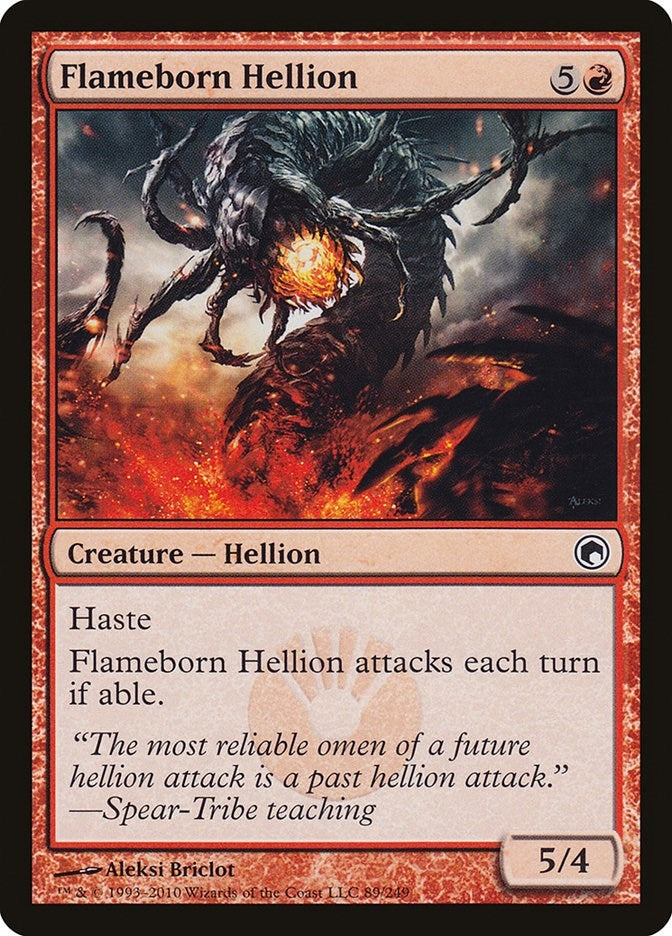 Image for Flameborn Hellion (Scars of Mirrodin) (89) - Magic: The Gathering