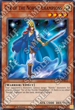 Tyr of the Nordic Champions - Legendary Hero Decks (Common) [LEHD-B12]