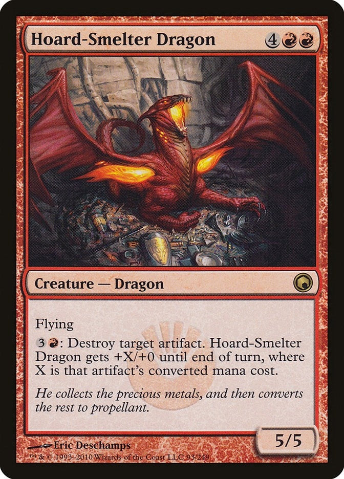 Image for Hoard-Smelter Dragon (Scars of Mirrodin) (93) - Magic: The Gathering