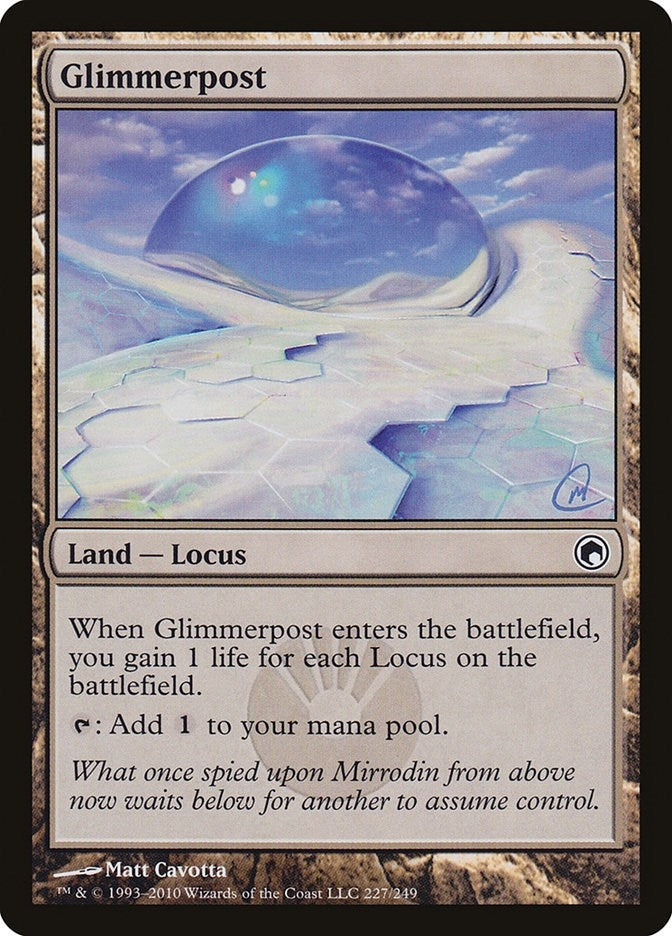 Image for Glimmerpost (Scars of Mirrodin) (227) - Magic: The Gathering