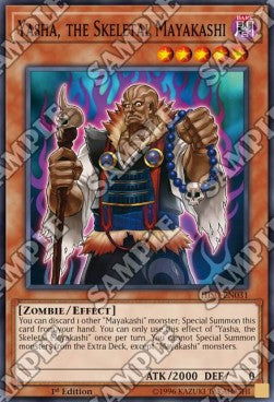 Yasha, the Skeletal Mayakashi - Hidden Summoners (Super Rare) [HISU-031]