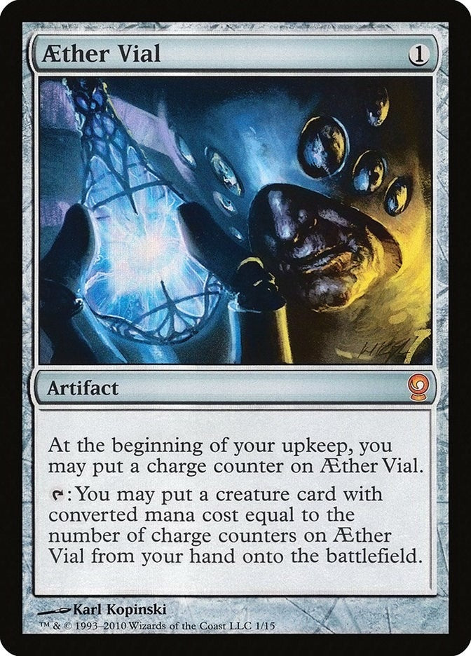 Image for Aether Vial (From the Vault: Relics) (1) - Magic: The Gathering