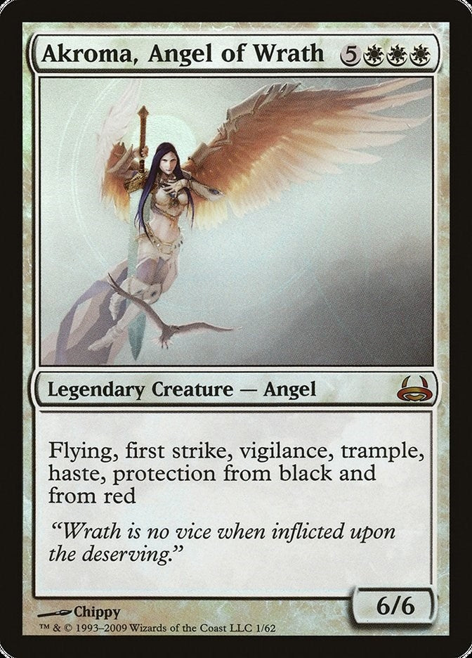 Image for Akroma, Angel of Wrath (Duel Decks: Divine vs. Demonic) (1) - Magic: The Gathering