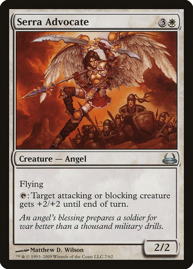 Image for Serra Advocate (Duel Decks: Divine vs. Demonic) (7) - Magic: The Gathering