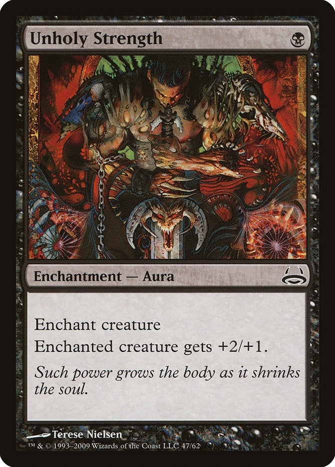Image for Unholy Strength (Duel Decks: Divine vs. Demonic) (47) - Magic: The Gathering