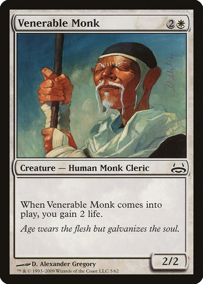 Image for Venerable Monk (Duel Decks: Divine vs. Demonic) (5) - Magic: The Gathering