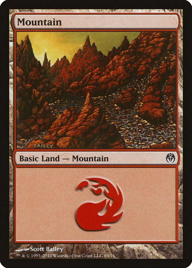 Image for Mountain (69) (Duel Decks: Phyrexia vs. the Coalition) (69) - Magic: The Gathering