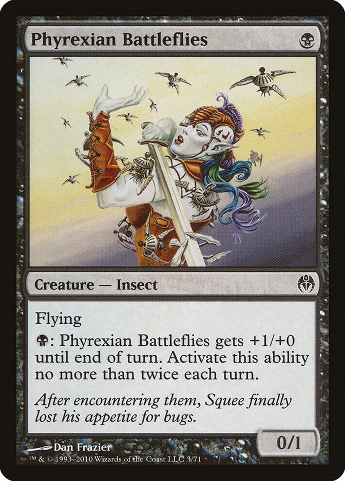 Image for Phyrexian Battleflies (Duel Decks: Phyrexia vs. the Coalition) (3) - Magic: The Gathering