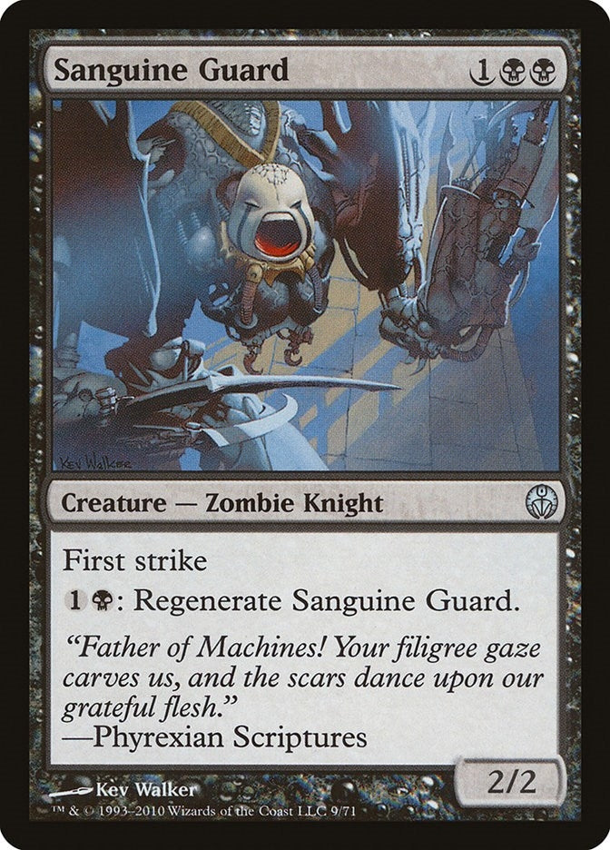 Image for Sanguine Guard (Duel Decks: Phyrexia vs. the Coalition) (9) - Magic: The Gathering