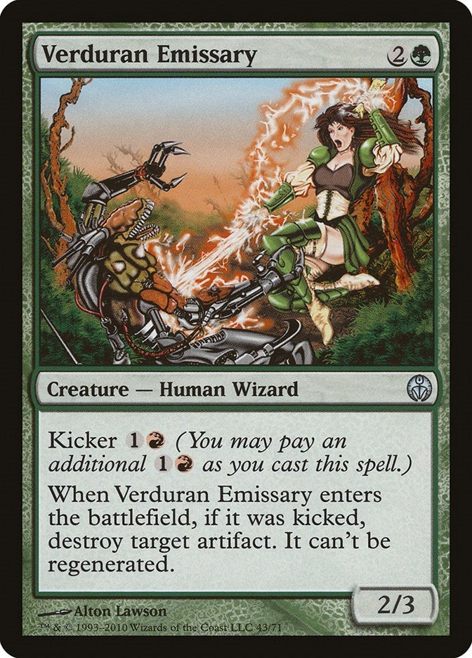 Image for Verduran Emissary (Duel Decks: Phyrexia vs. the Coalition) (43) - Magic: The Gathering