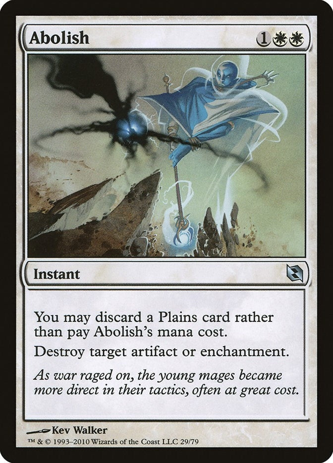 Image for Abolish (Duel Decks: Elspeth vs. Tezzeret) (29) - Magic: The Gathering