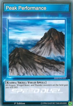 Peak Performance (Skill) - Speed Duel Starter Decks: Duelists of Tomorrow (Common) [SS02-AS1]