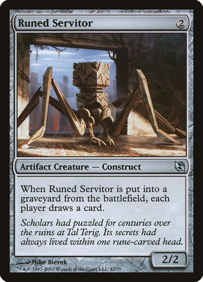 Image for Runed Servitor (Duel Decks: Elspeth vs. Tezzeret) (42) - Magic: The Gathering