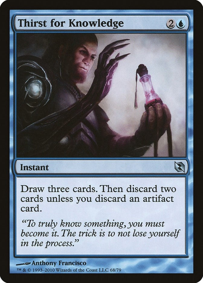 Image for Thirst for Knowledge (Duel Decks: Elspeth vs. Tezzeret) (68) - Magic: The Gathering
