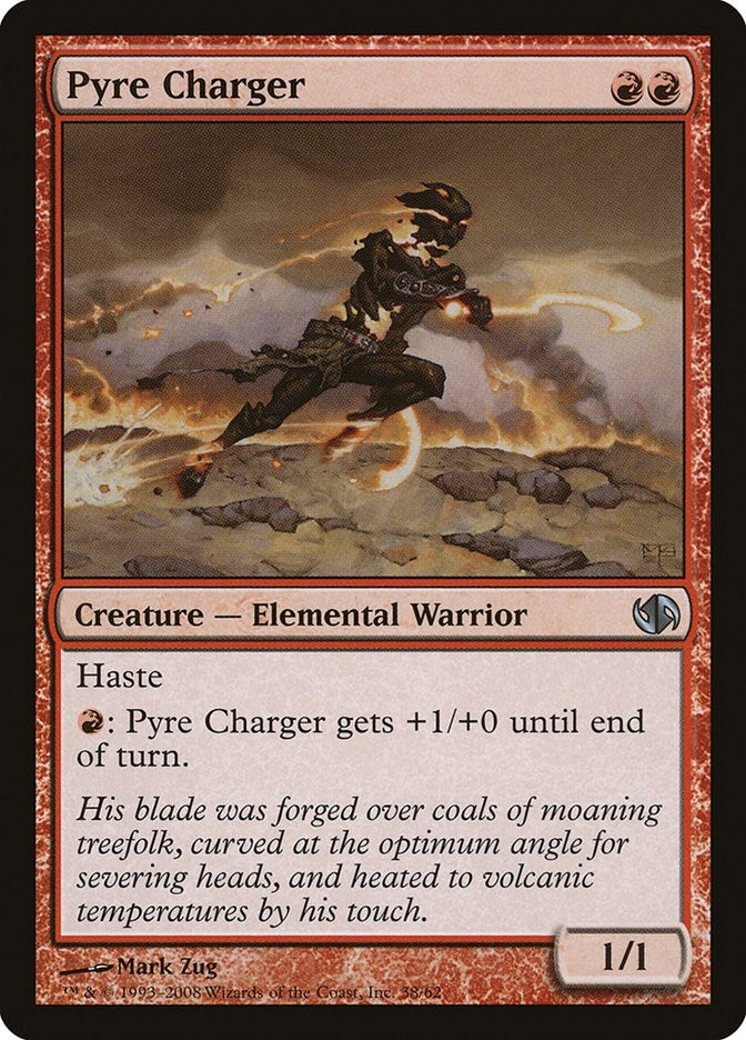 Image for Pyre Charger (Duel Decks: Jace vs. Chandra) (38) - Magic: The Gathering