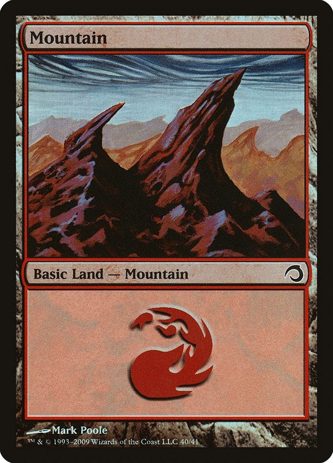 Image for Mountain (40) (Premium Deck Series: Slivers) (40) - Magic: The Gathering